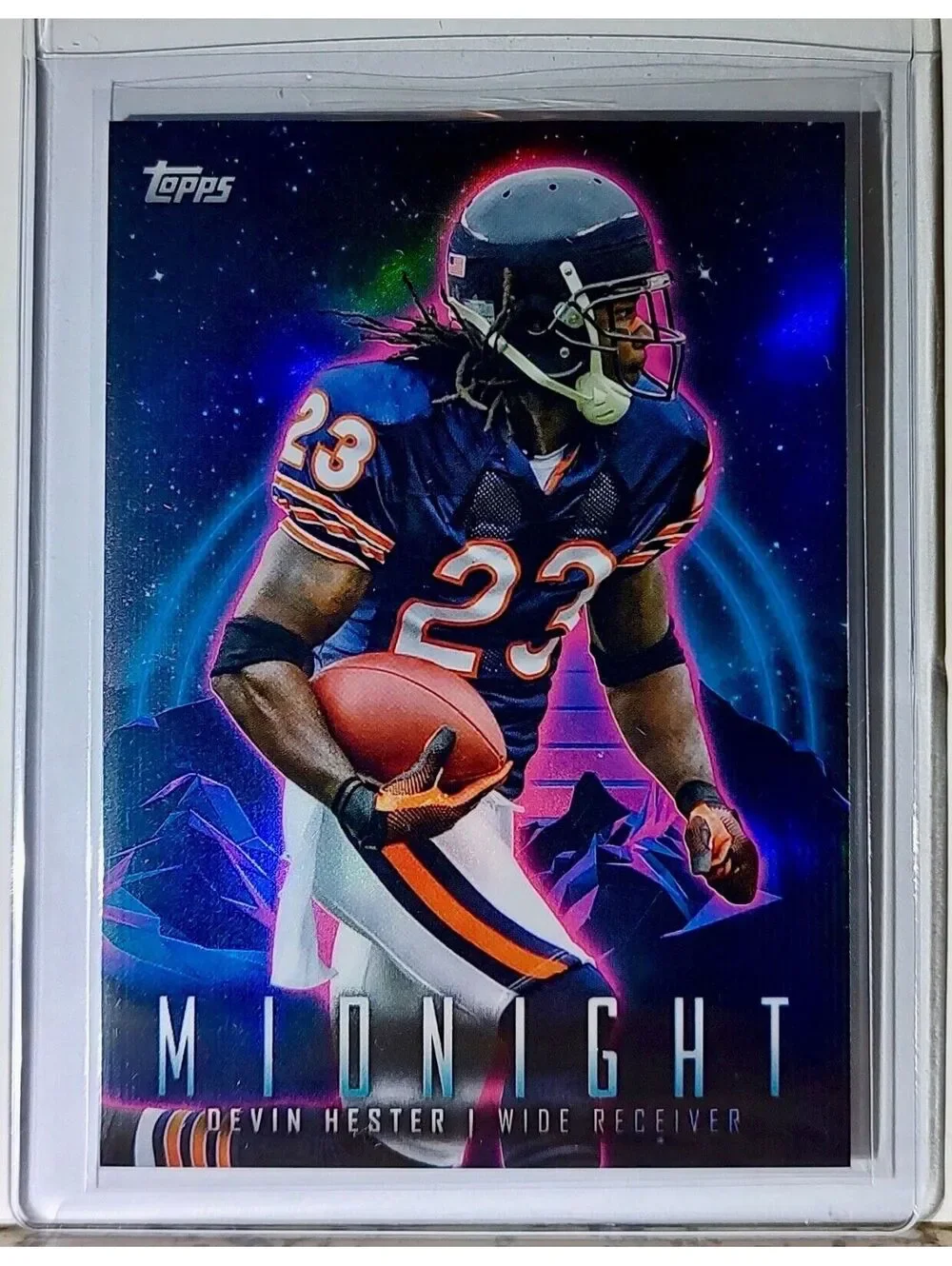 Devin Hester 2023 Topps Midnight NFL #308 Football Card Chicago Bears